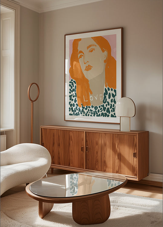 Vibrant portrait Poster