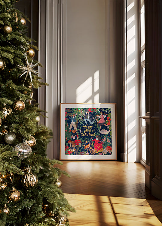 Twelve Days of Christmas Poster