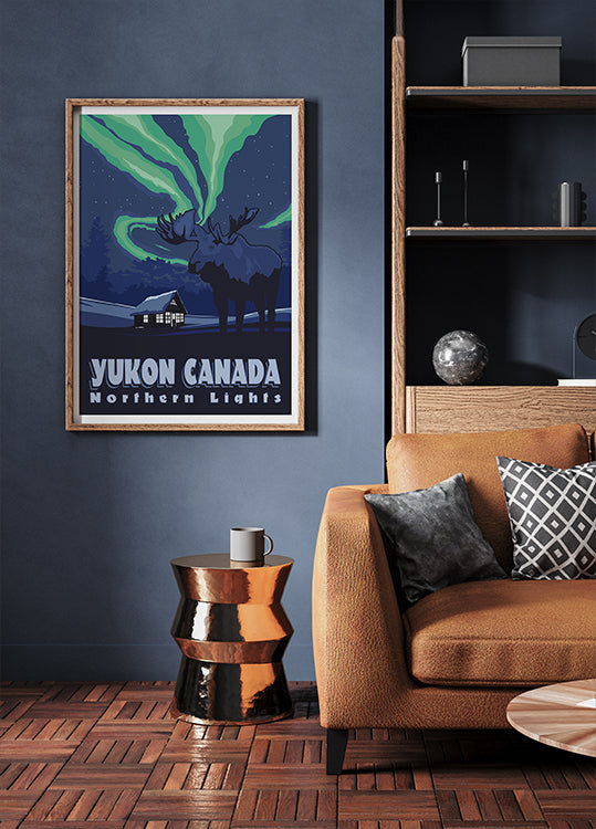 Yukon Canada Travel Print Poster