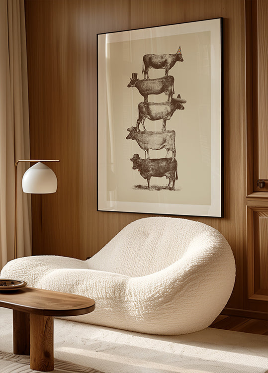 Cow Cow Nuts Poster