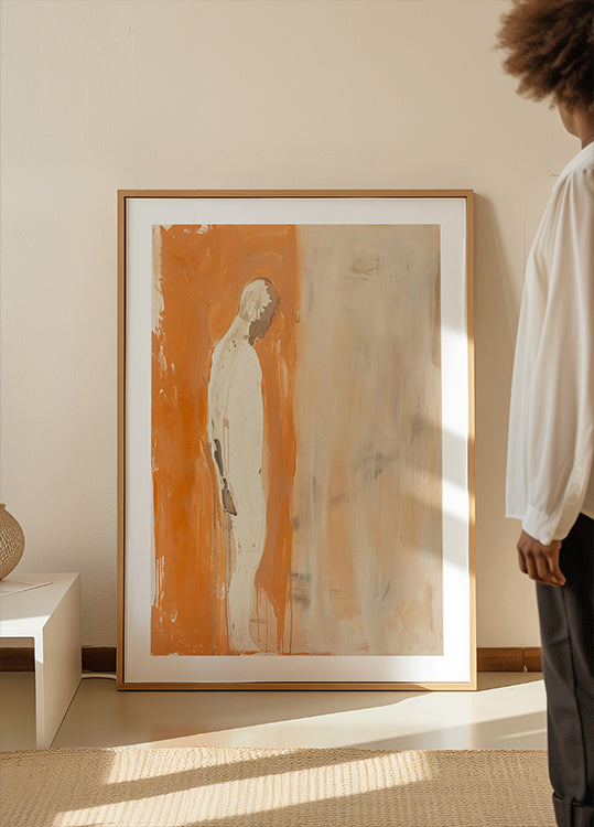 The Man In Orange Poster