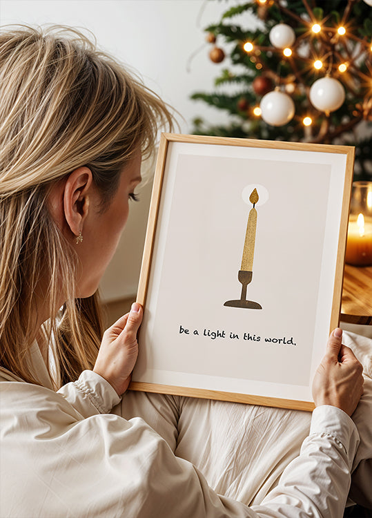 Be a Light Poster