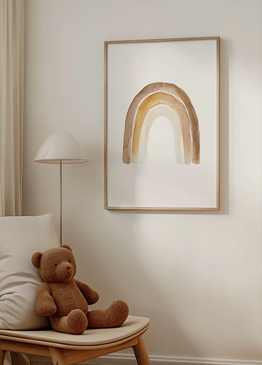 Neutral Rainbow Poster