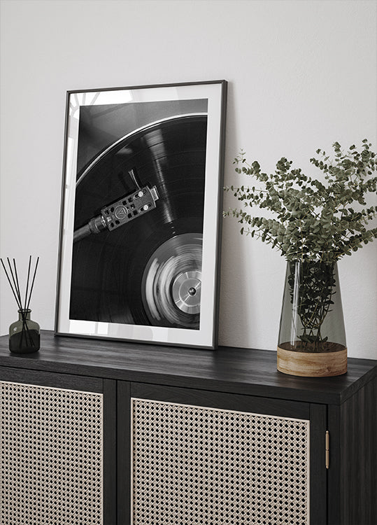 Vinyl Retro Player Poster