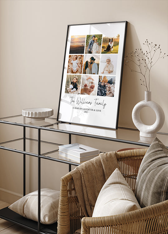Personalized Family Collage Poster