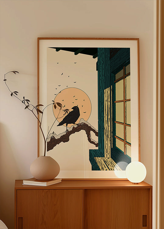 Raven's Dawn View Poster