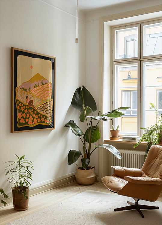 Field Of Flowers Poster