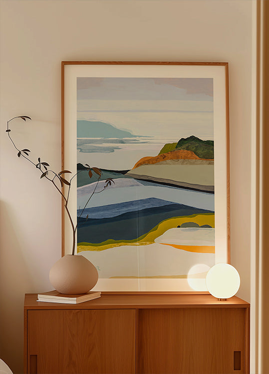 Blue Rocks Poster