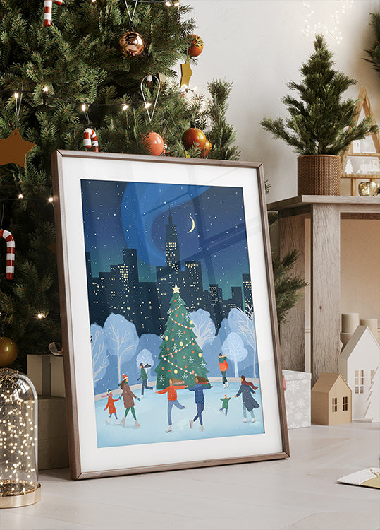 Xmas in NYC Poster