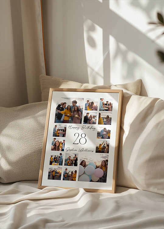 Happy Birthday Personalized Poster