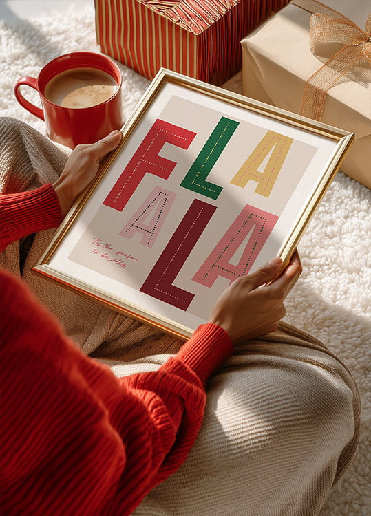 FaLaLa Christmas Season Poster