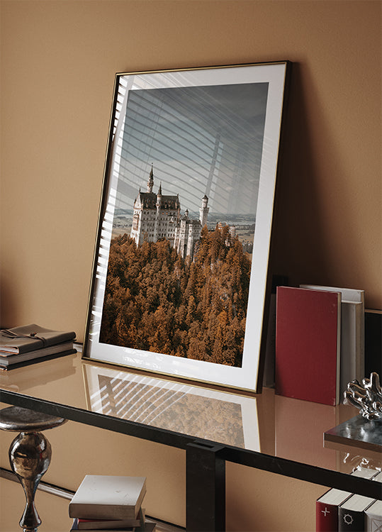 Neuschwanstein Castle in the Fall Poster