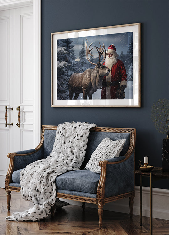 Santa Claus with Gifts  Poster