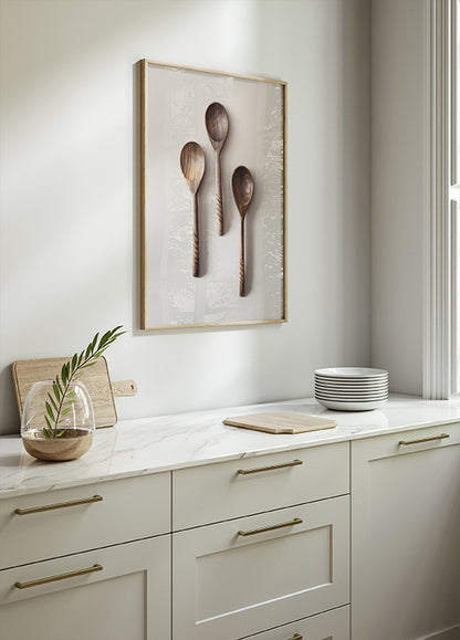 Three Wooden Spoons Poster