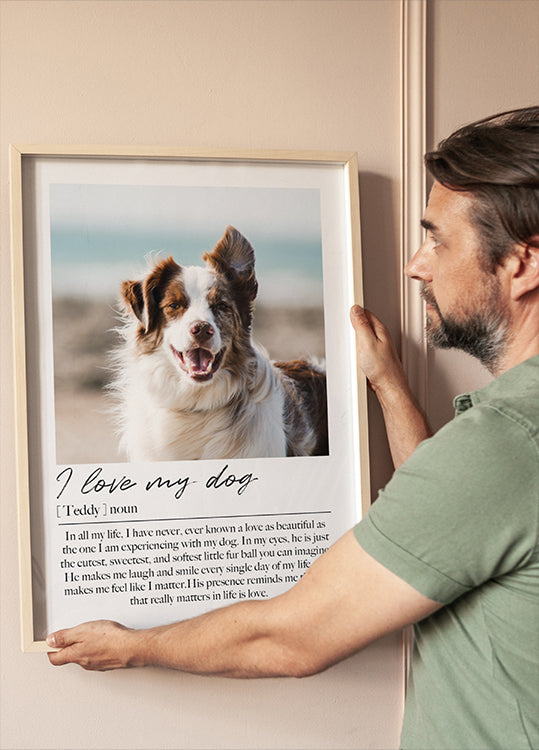 Custom Pet Portrait Poster