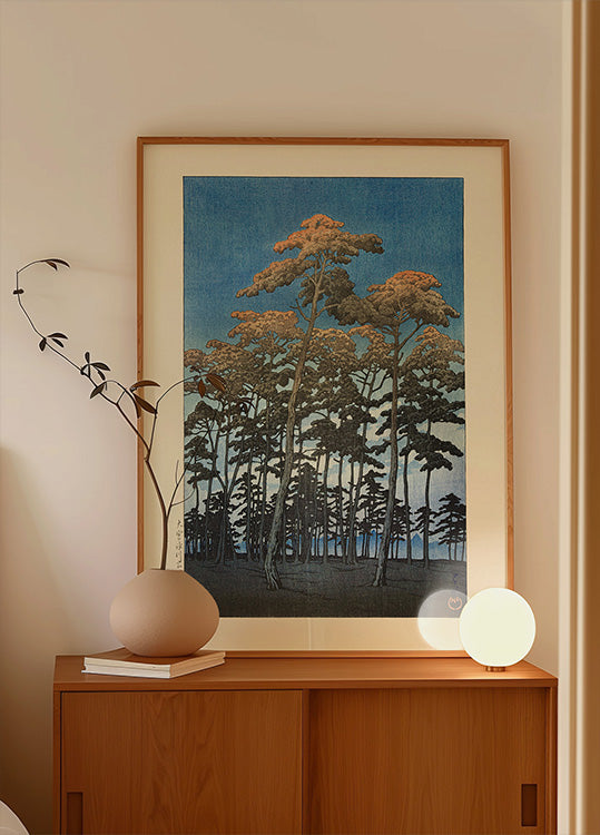 Hikawa Park In Omiya (1930) By Kawase Hasui and Watanabe Shozaburo Poster