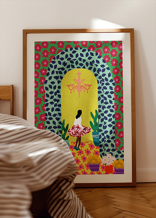 Floral Portal Girl