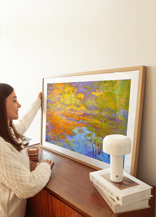 Golden Reflection Poster