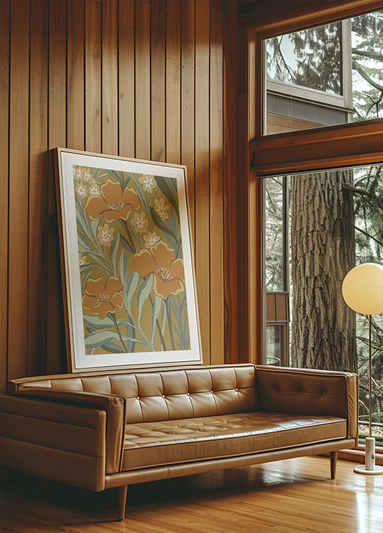 Golden blossom Poster