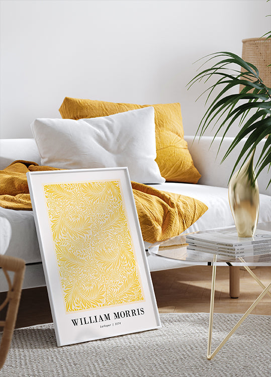 William Morris Larkspur 1874 Poster