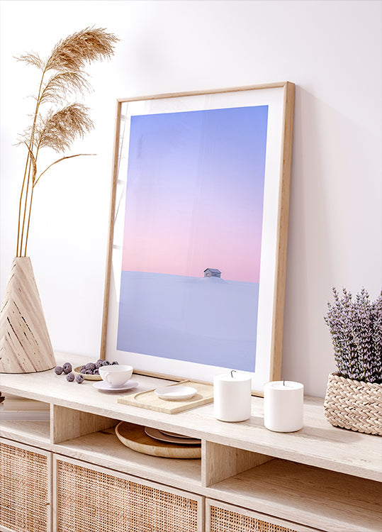 Dawn in Biei Poster