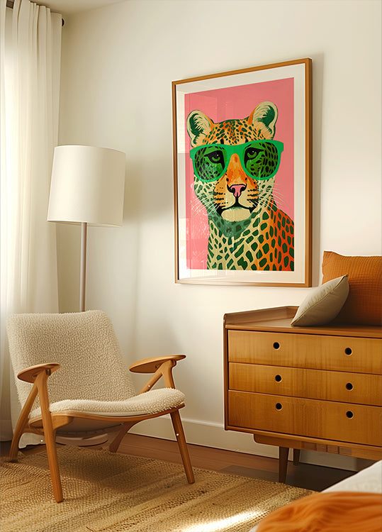 Cool Cat Portrait  Poster