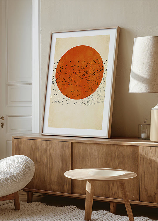 Birds In the Sun Poster