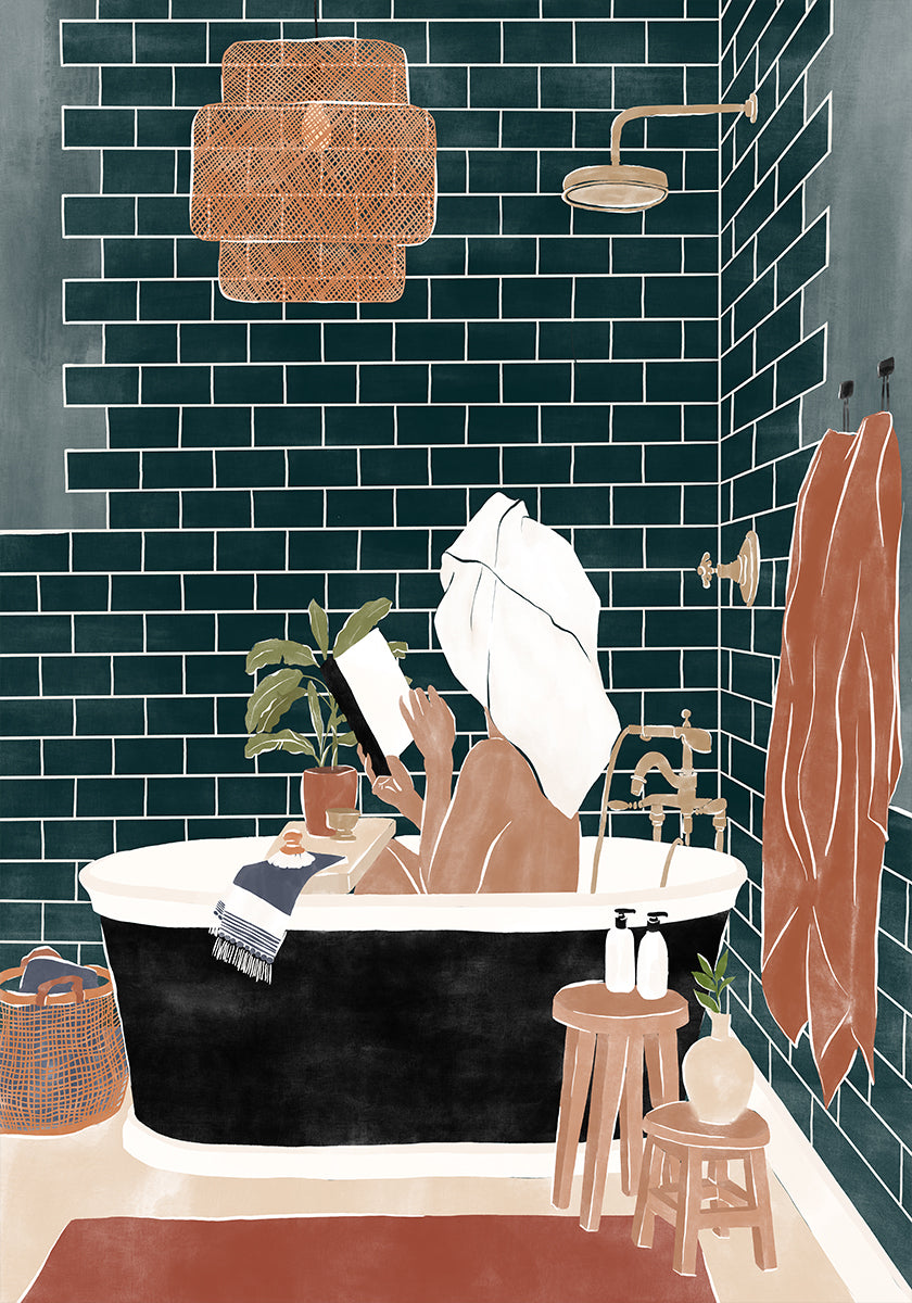 Bathroom Babe Poster