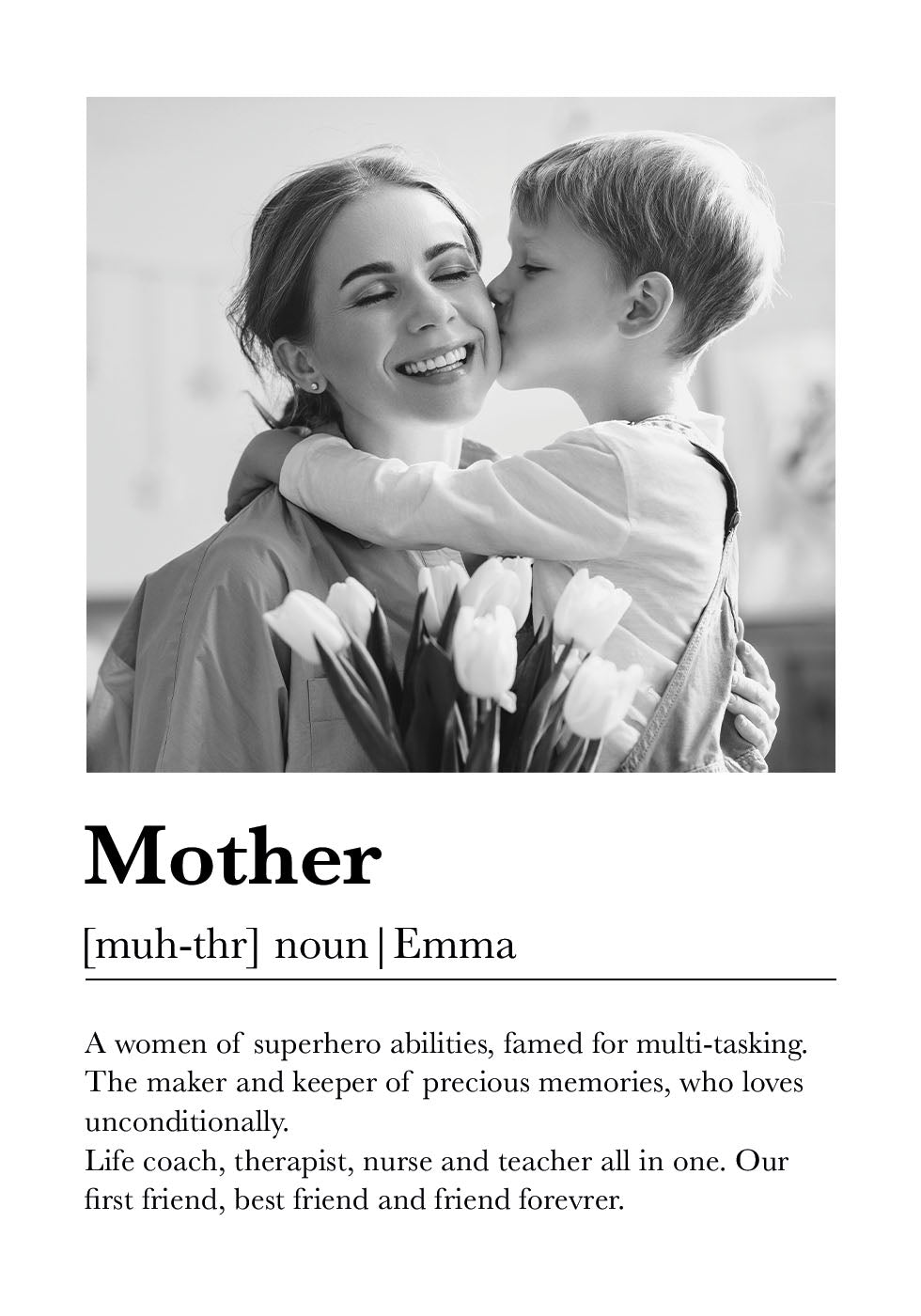 Personal Print Mom Poster