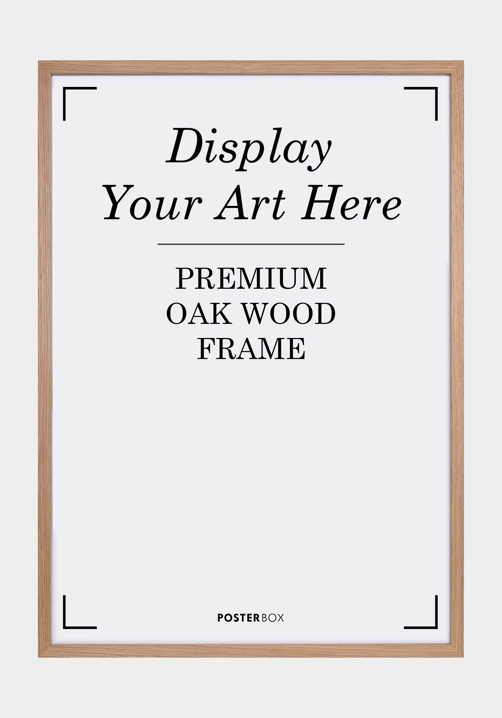 Premium Wood frame Nielsen Oak