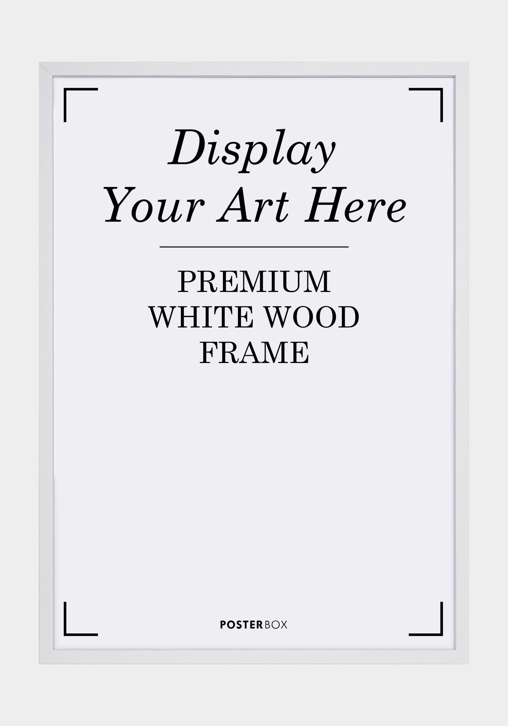 Premium Wood frame Nielsen White