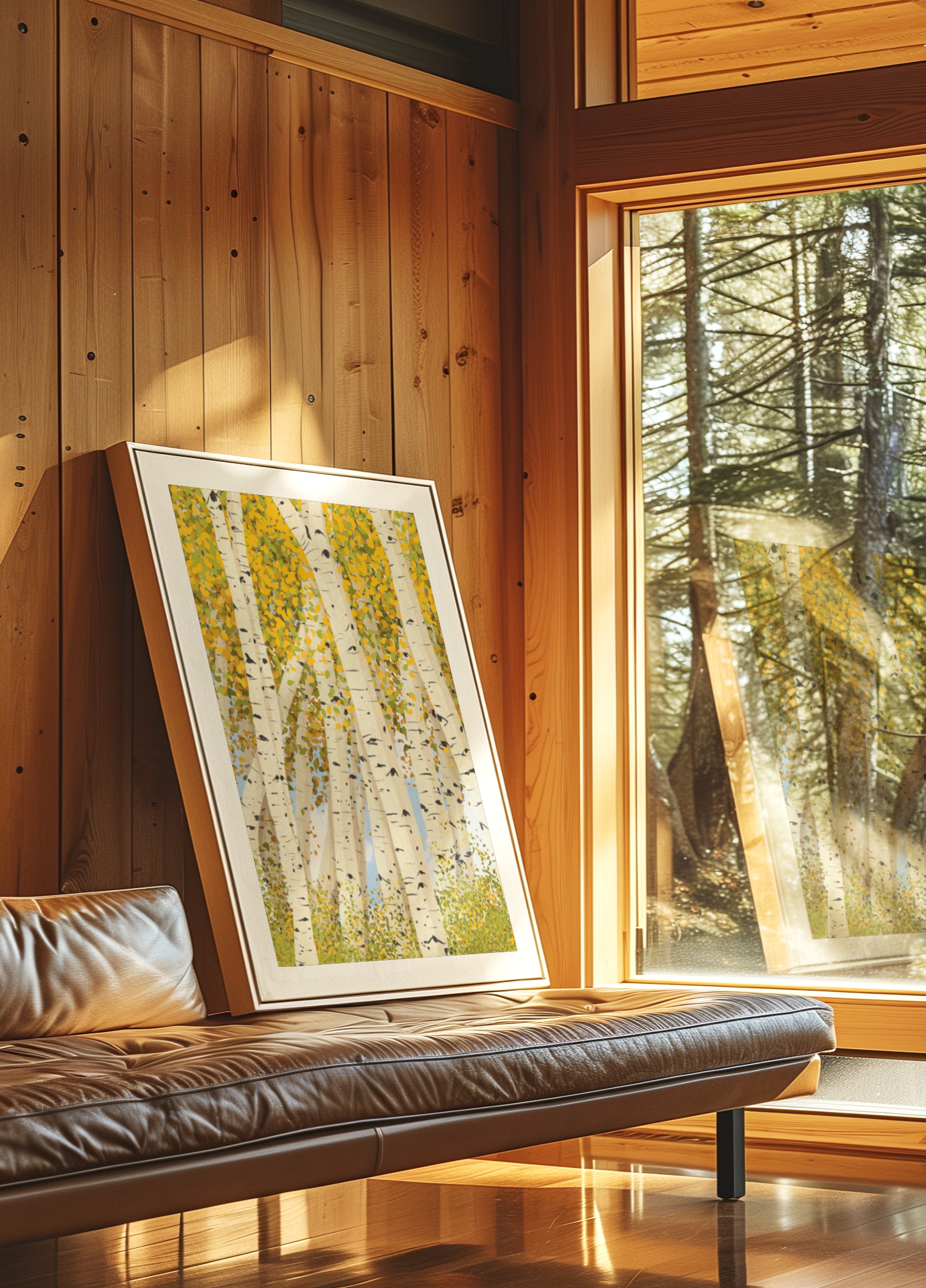 Birch Trees in Autumn