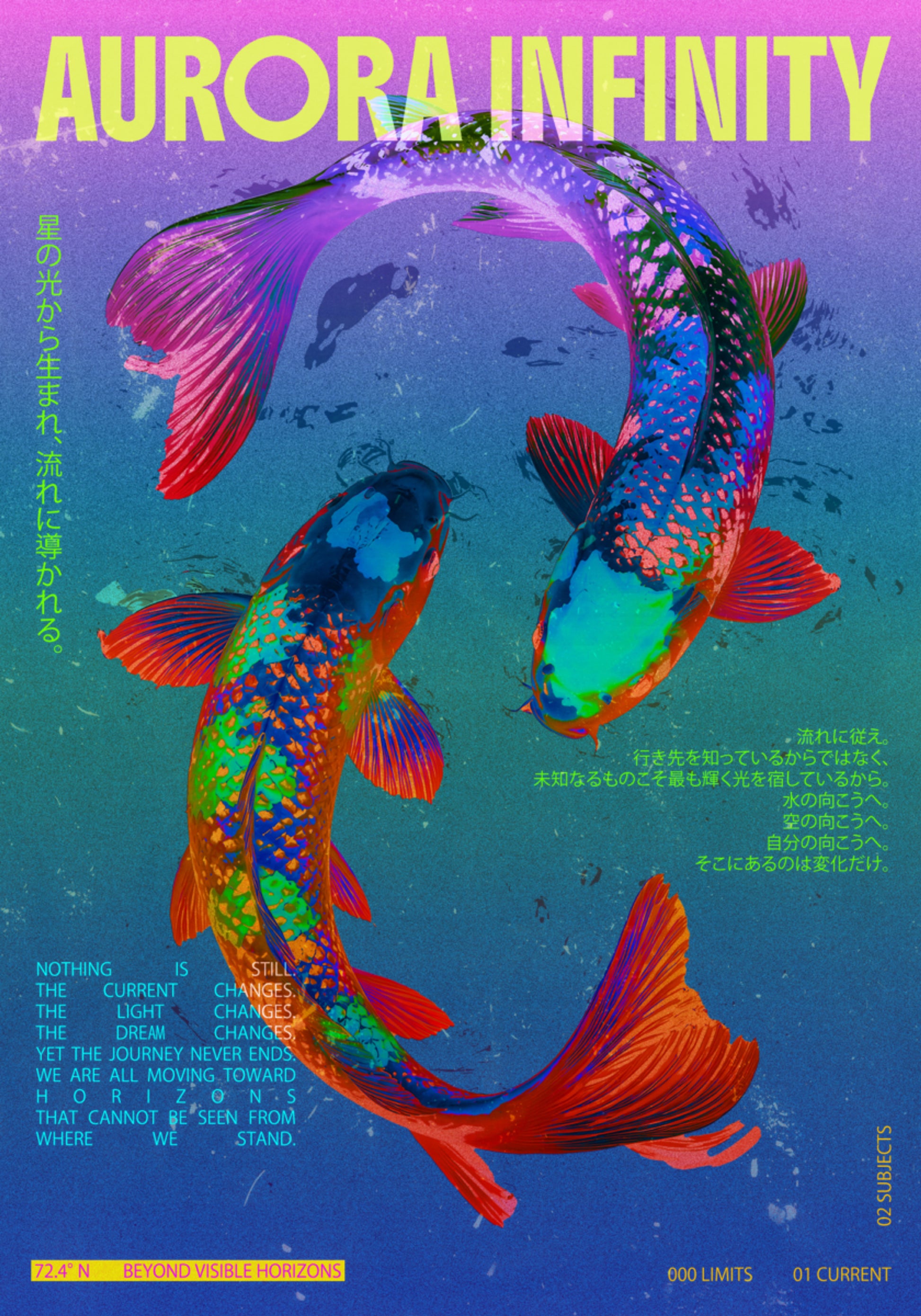 Vibrant Aurora Koi