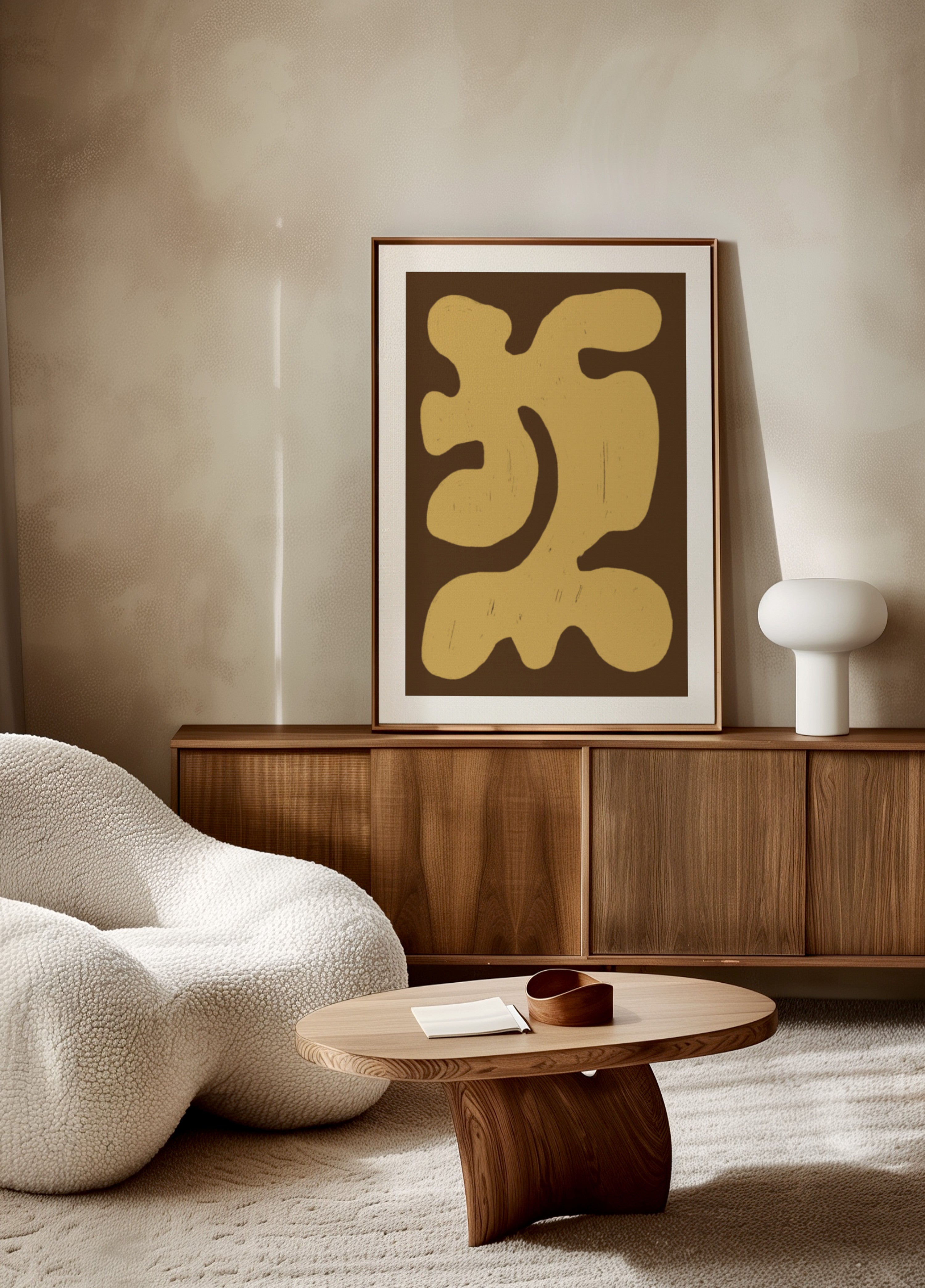 Earthy Organic Abstract Form