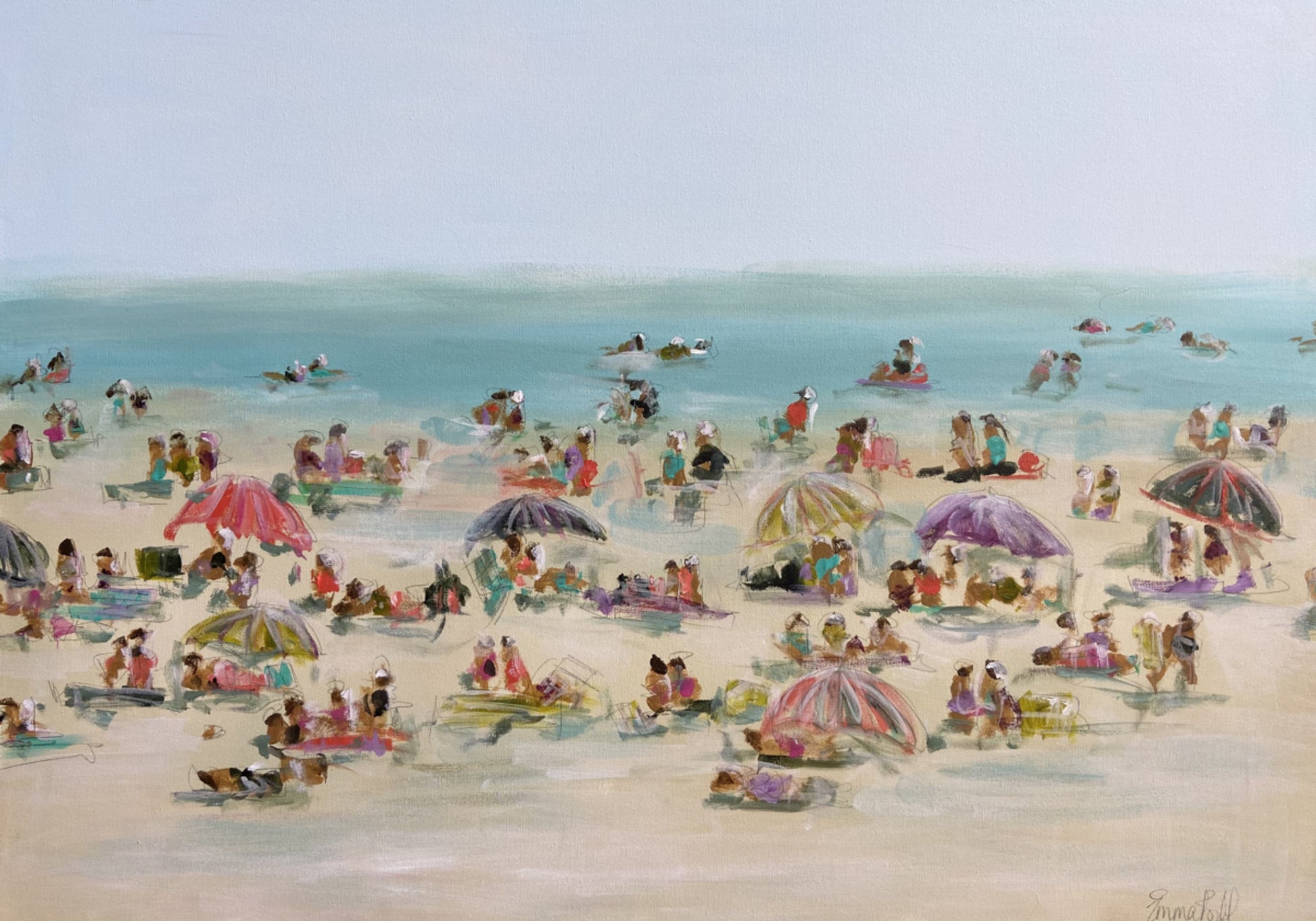Lively Beach Day