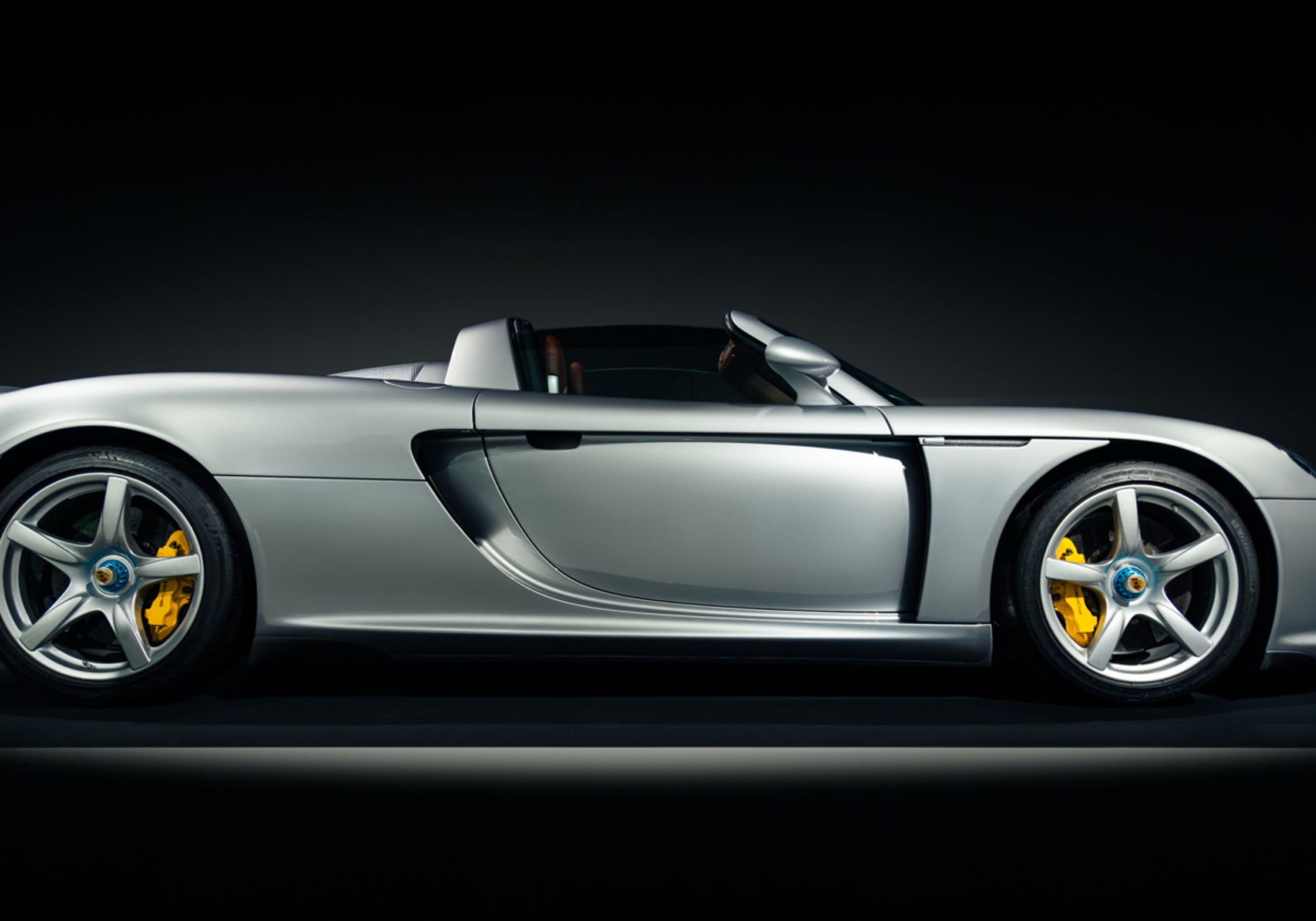 Elegant Silver Supercar