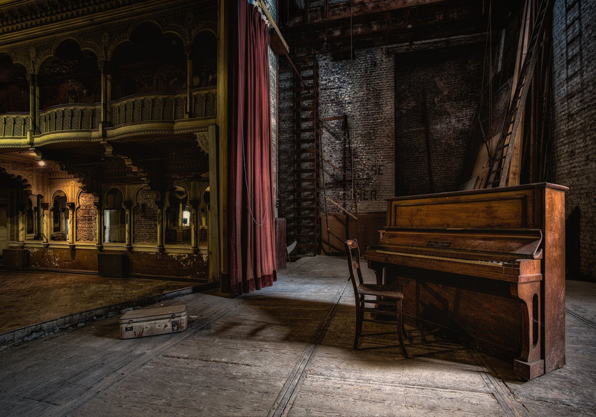 Abandoned Theatre Piano