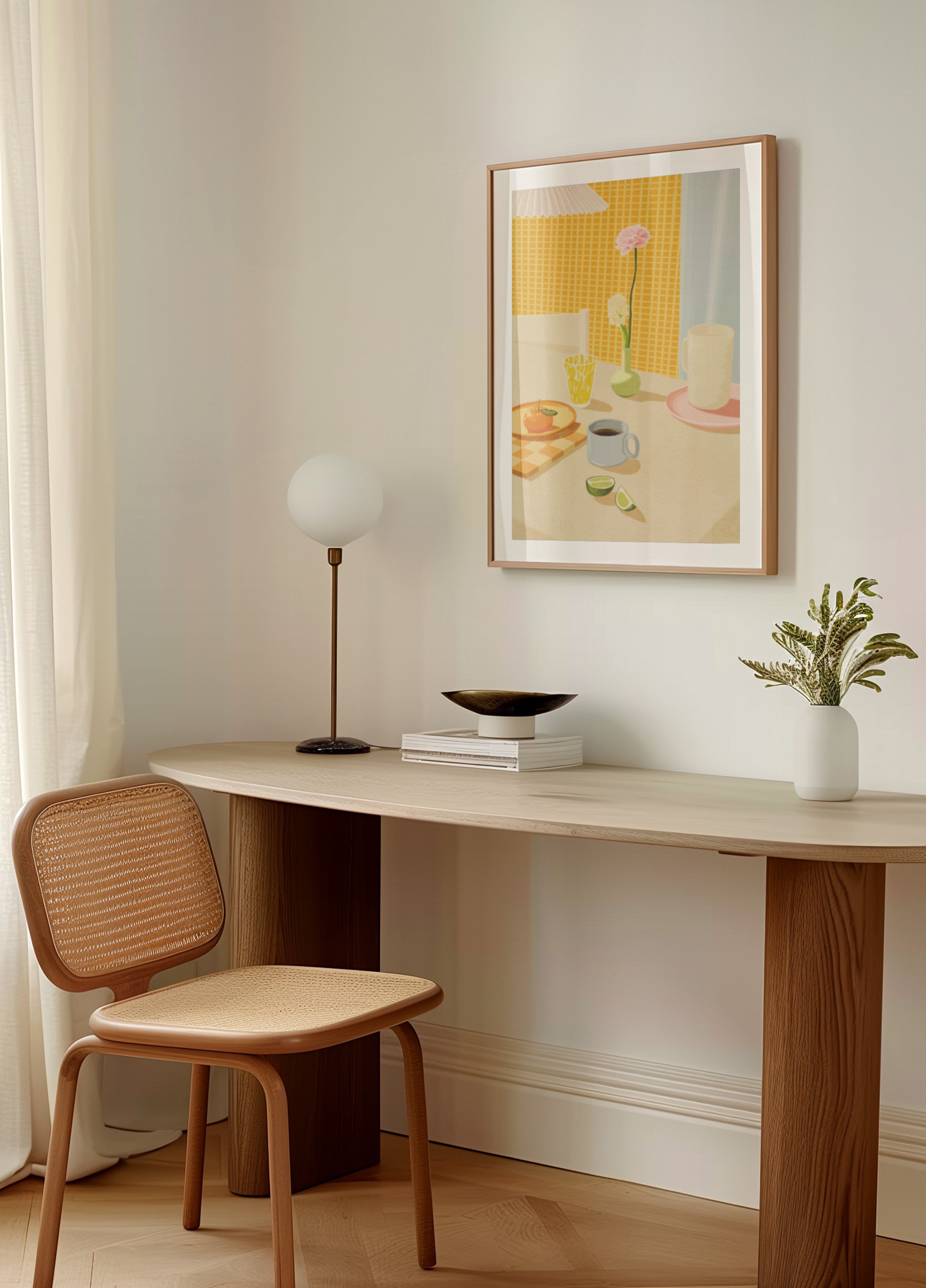 Bright Breakfast Table