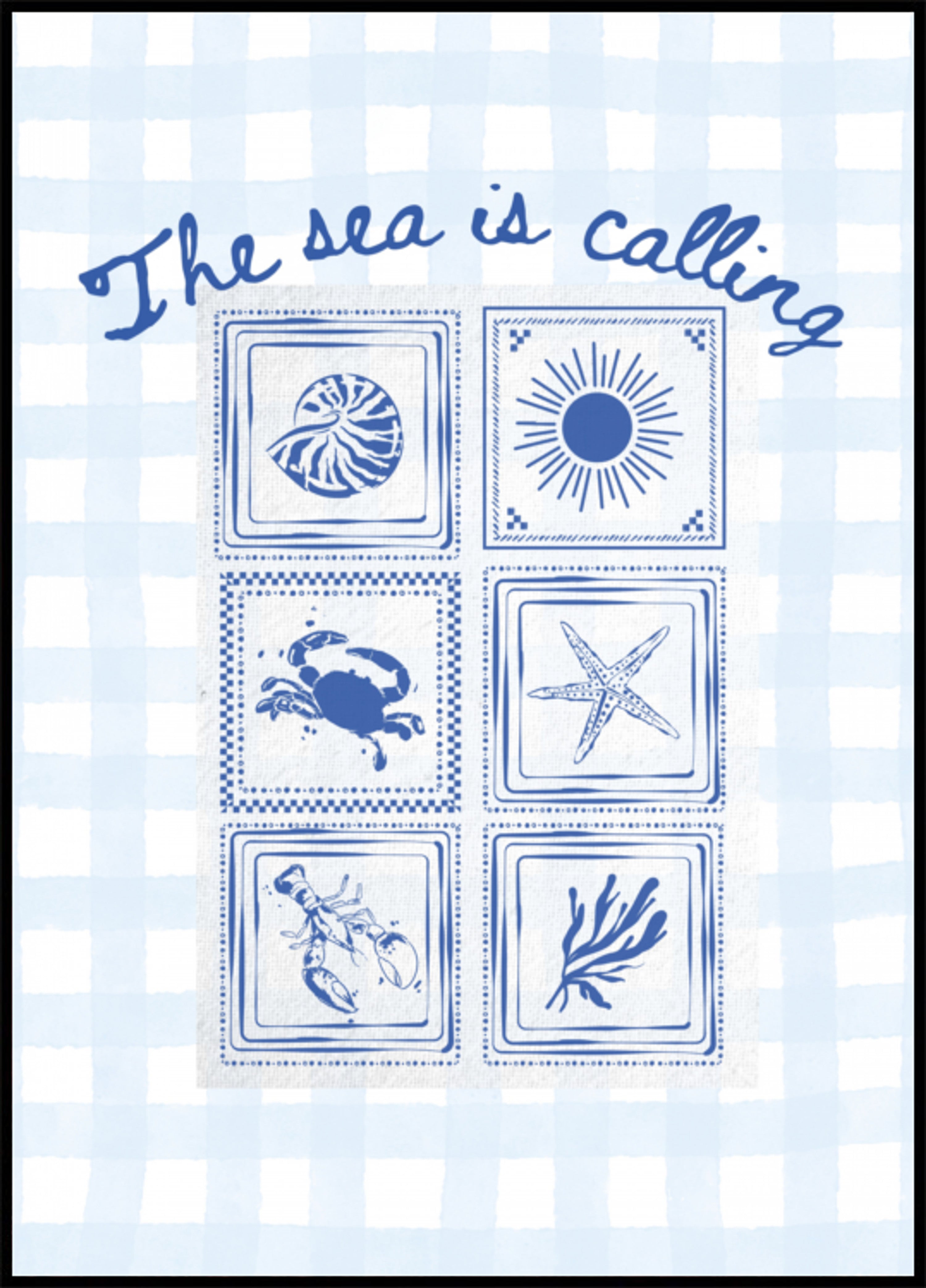 Coastal Sea Life Tiles