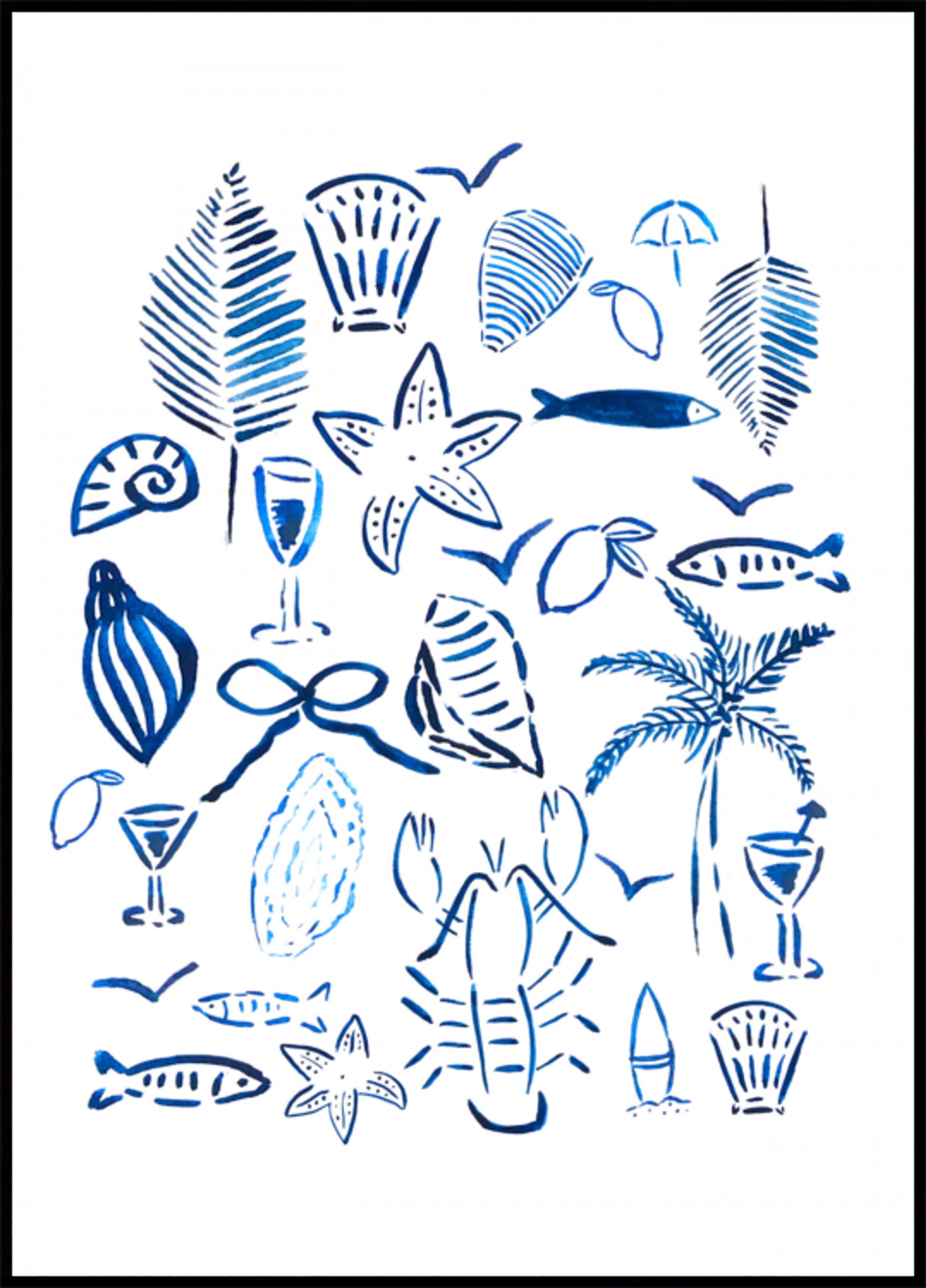 Blue Coastal Elements