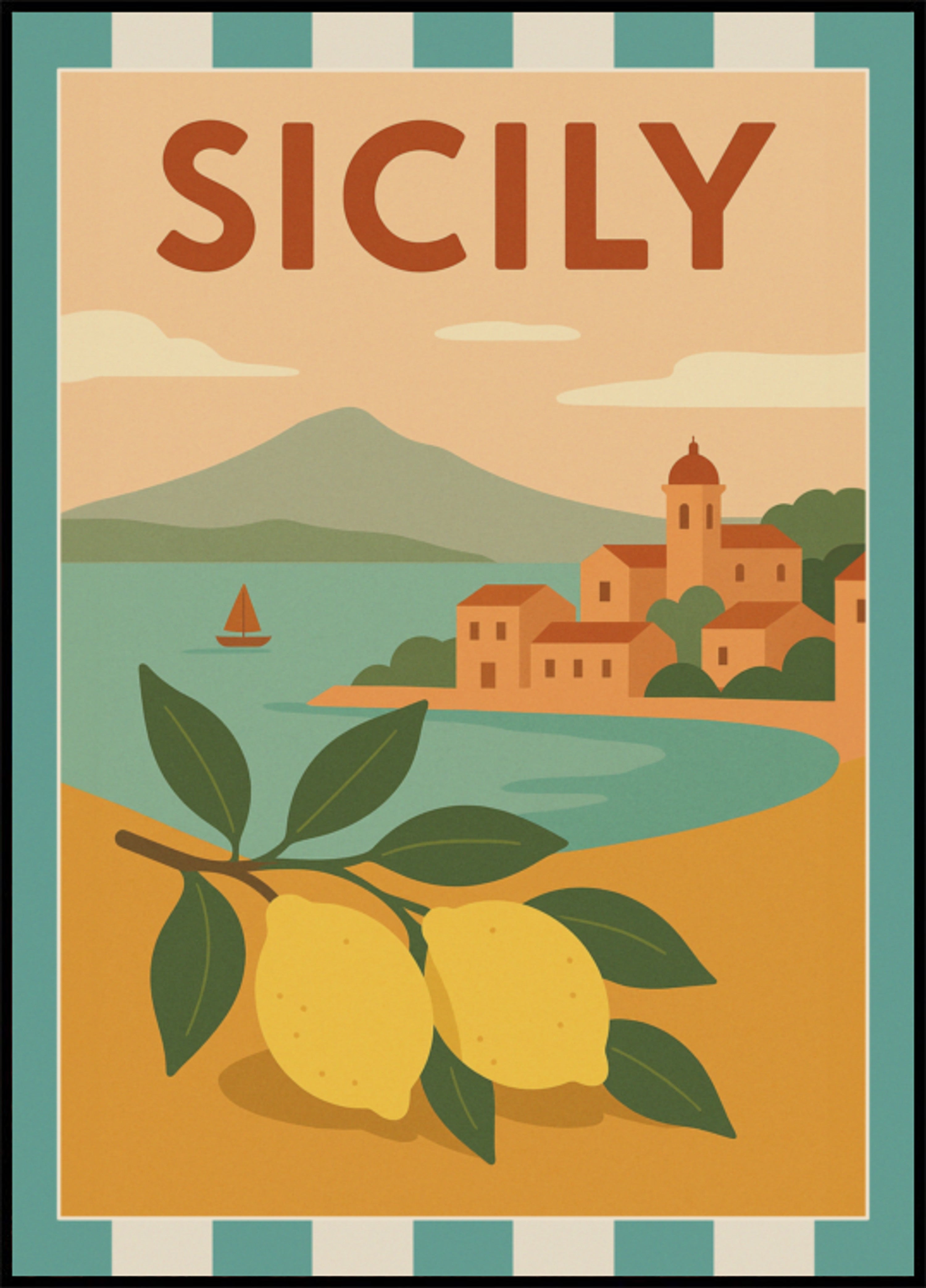 Sicilian Lemons Coastal Village