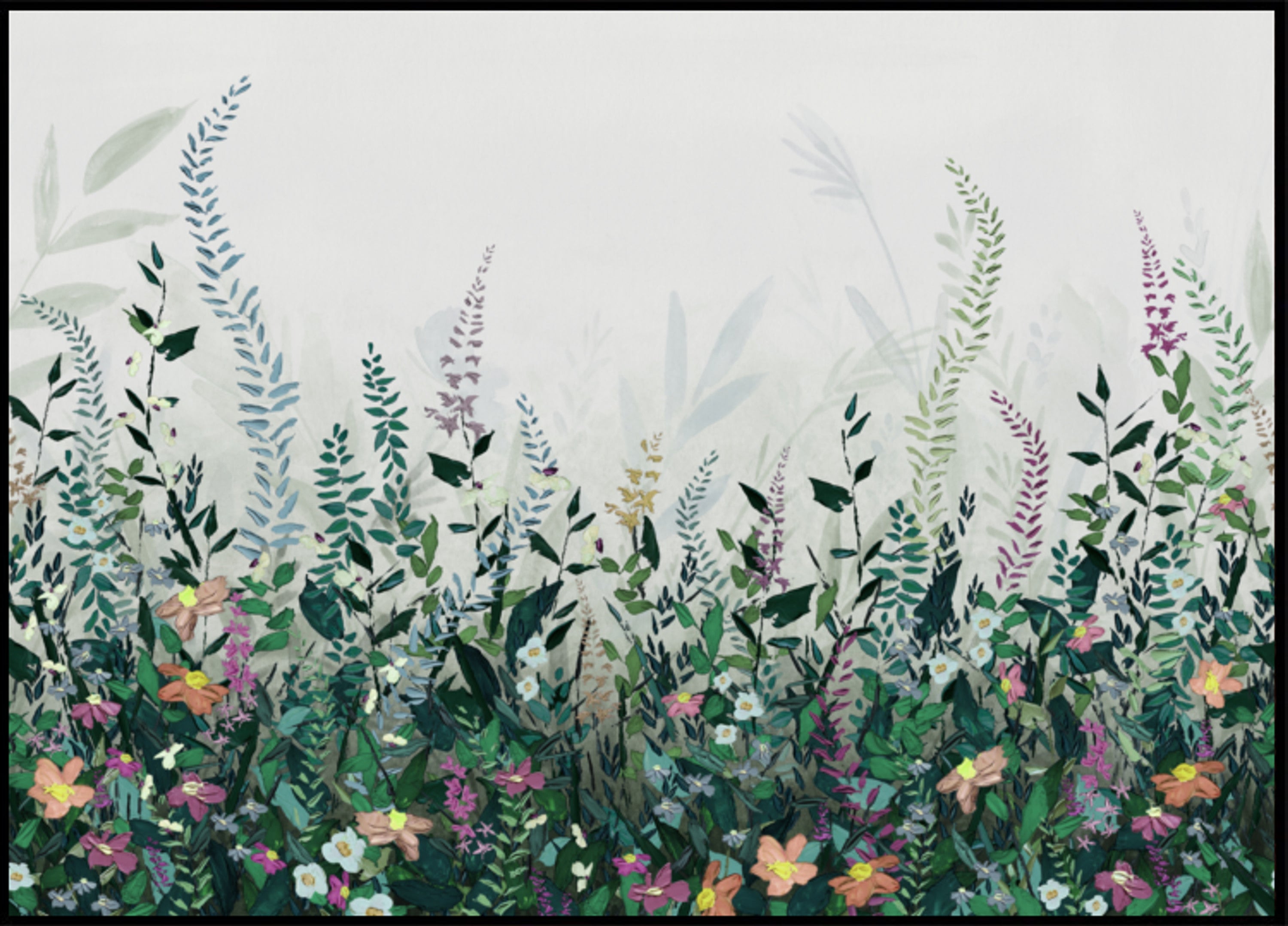 Lush Wildflower Garden