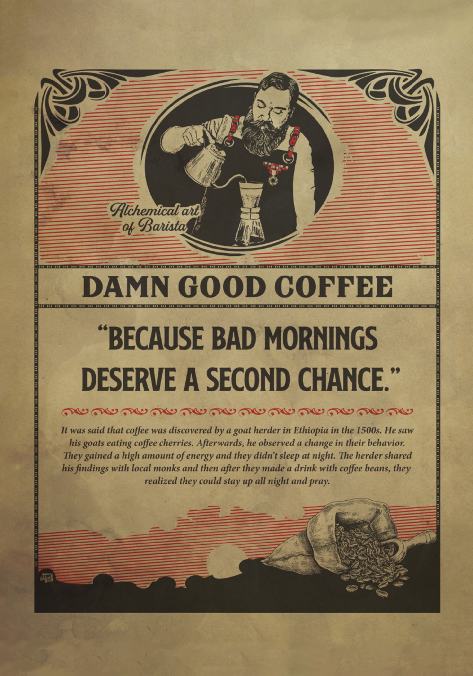Damn Good Coffee Art