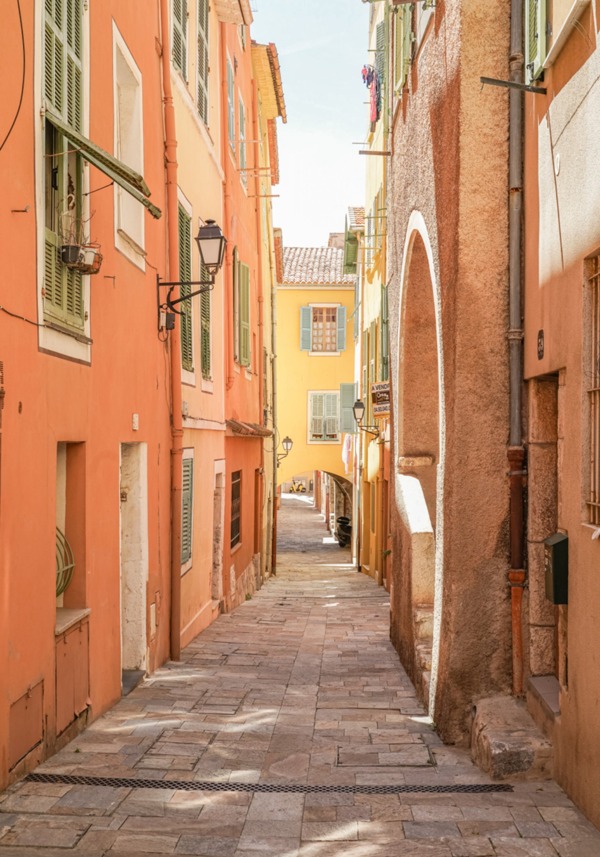 Vibrant European Alley
