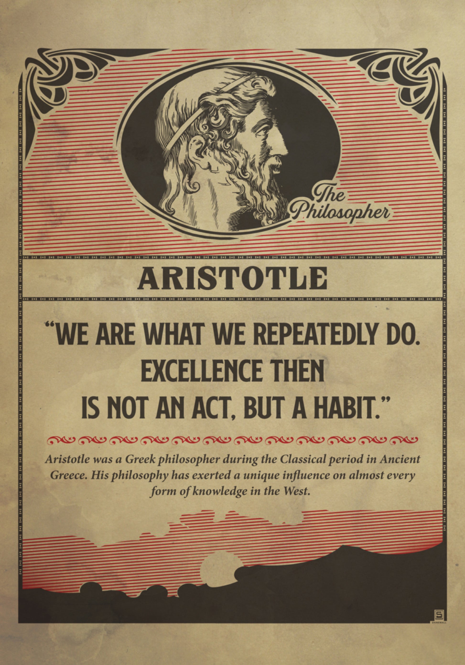 Vintage Aristotle Quote