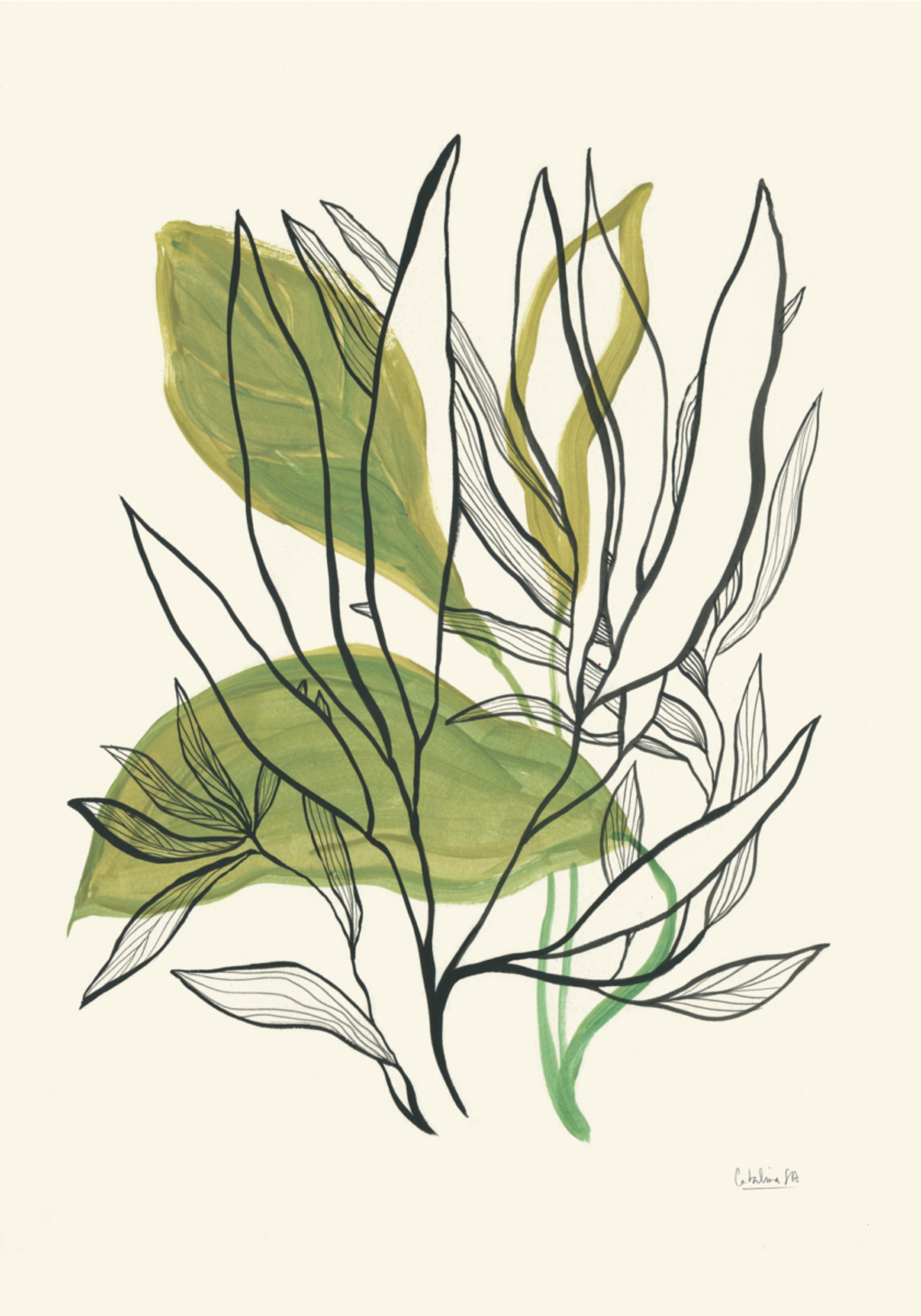 Modern Botanical Leaves