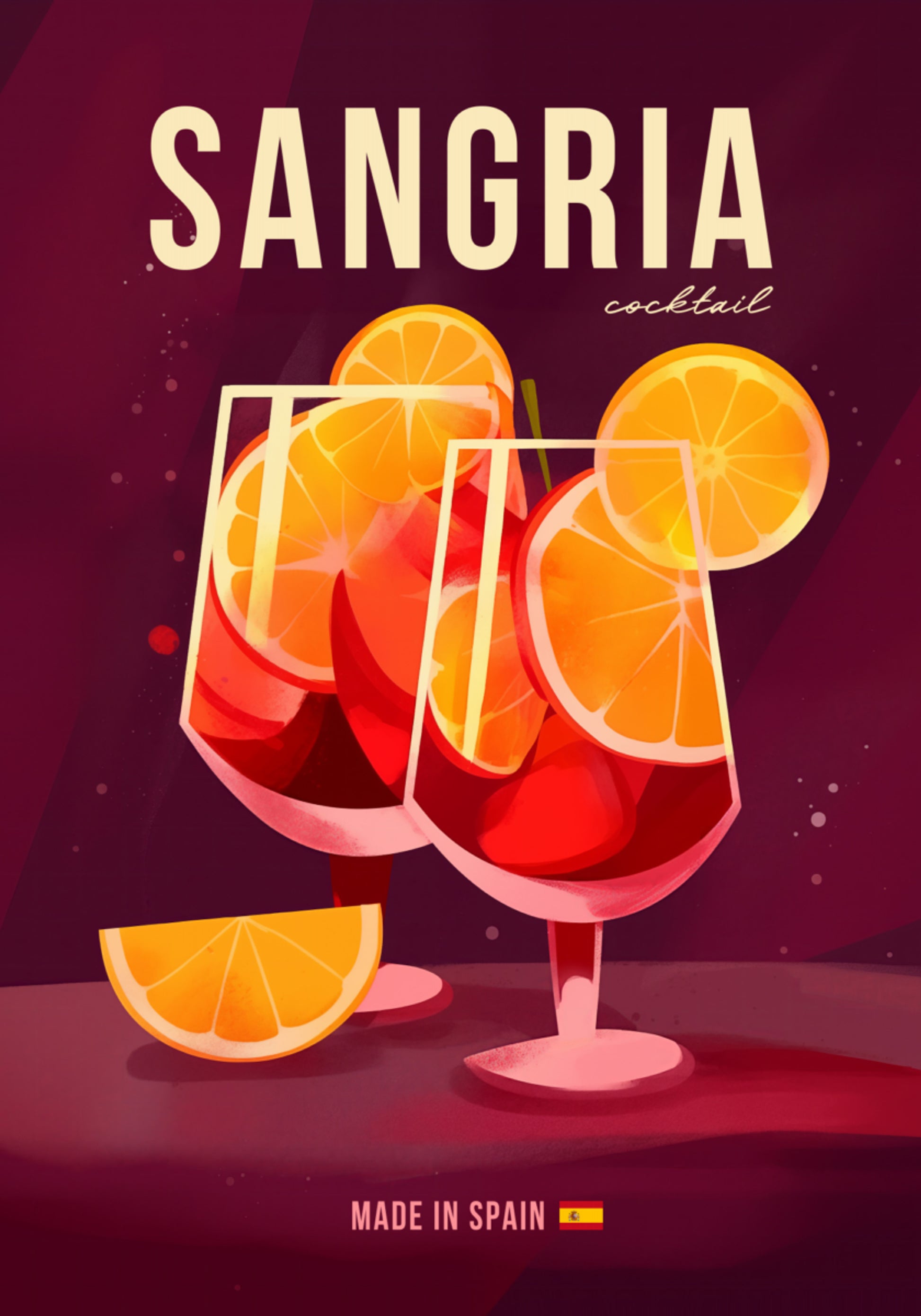 Refreshing Sangria Cocktail