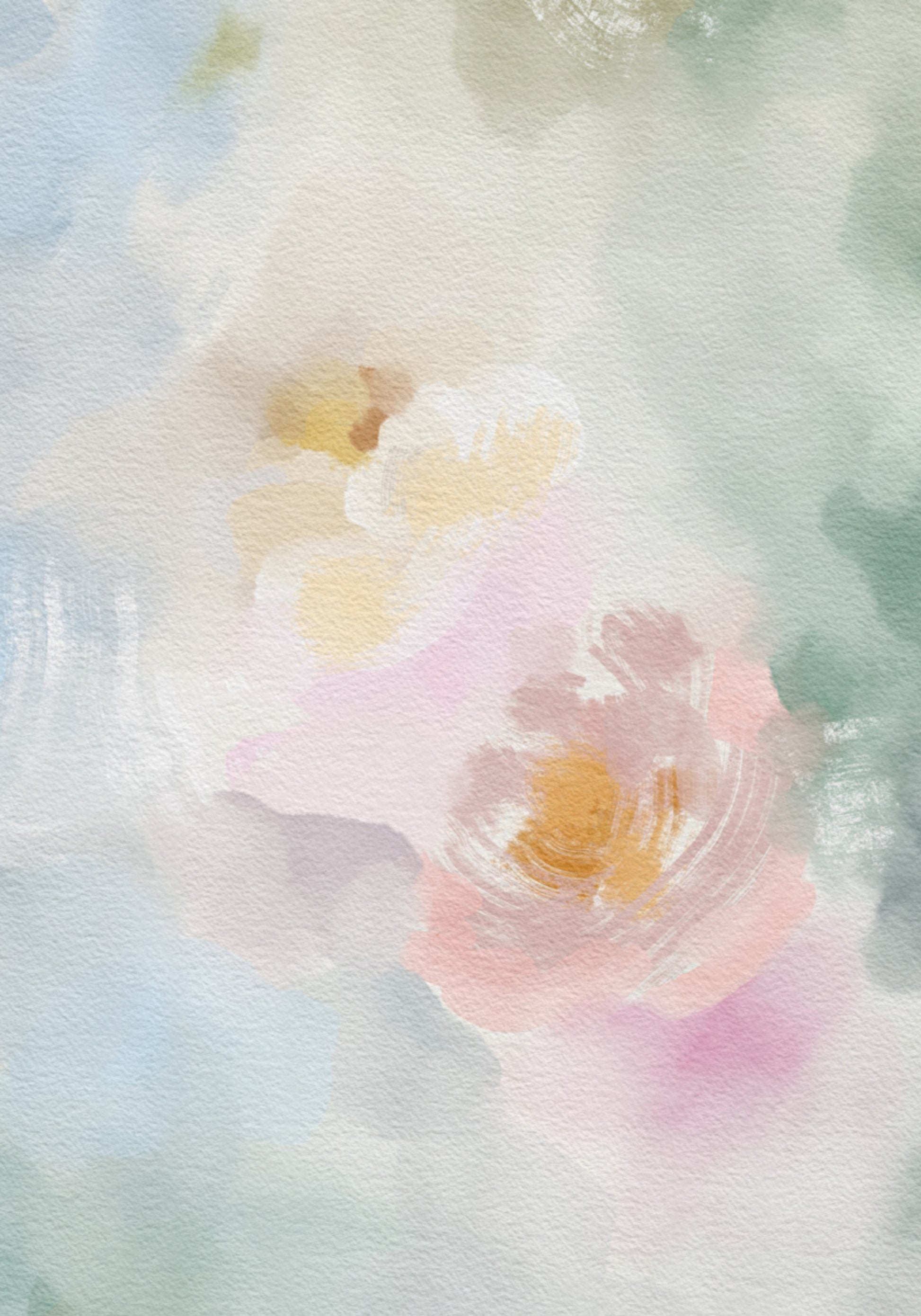 Dreamy Floral Abstract