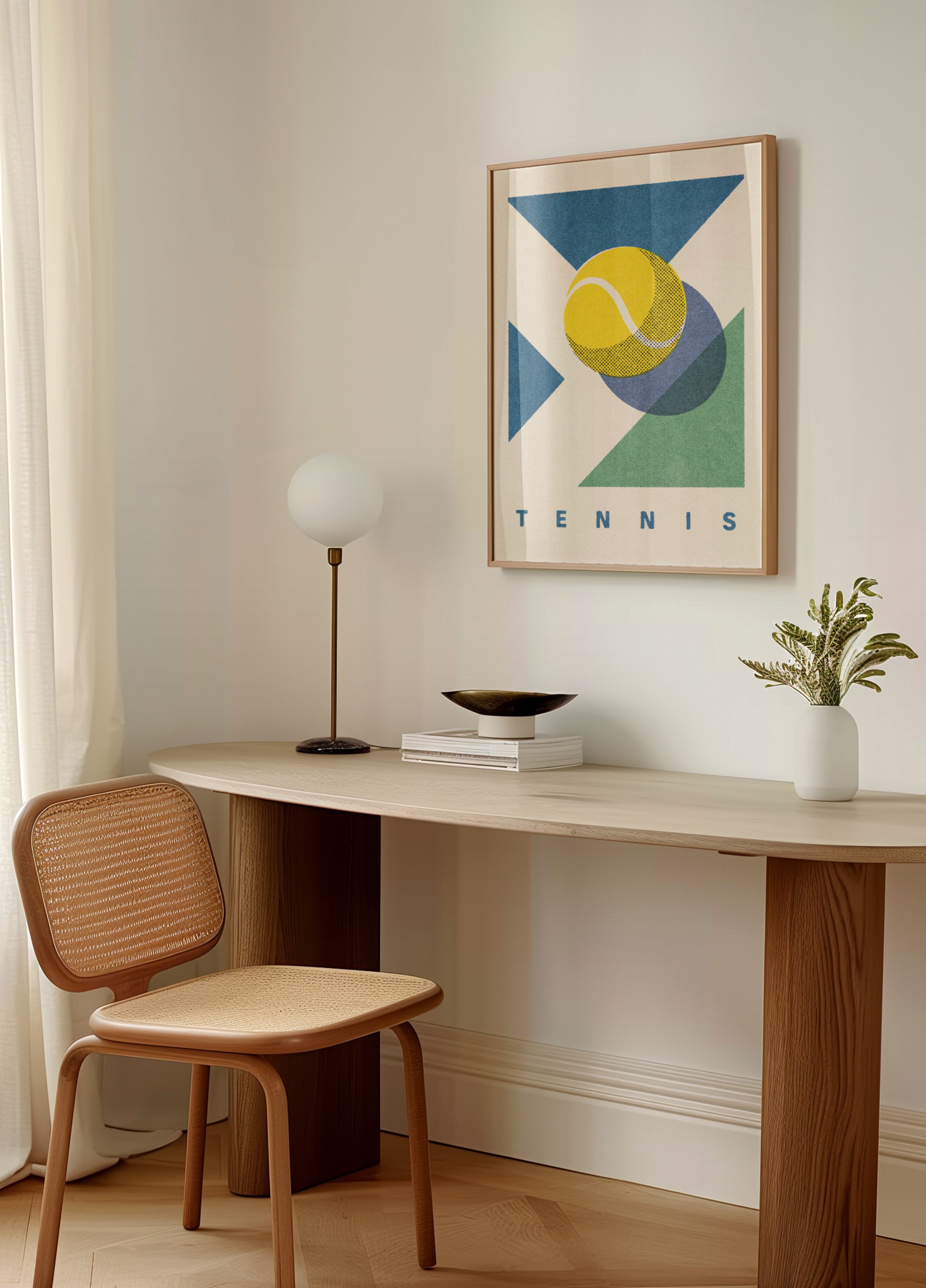 Geometric Tennis Ball