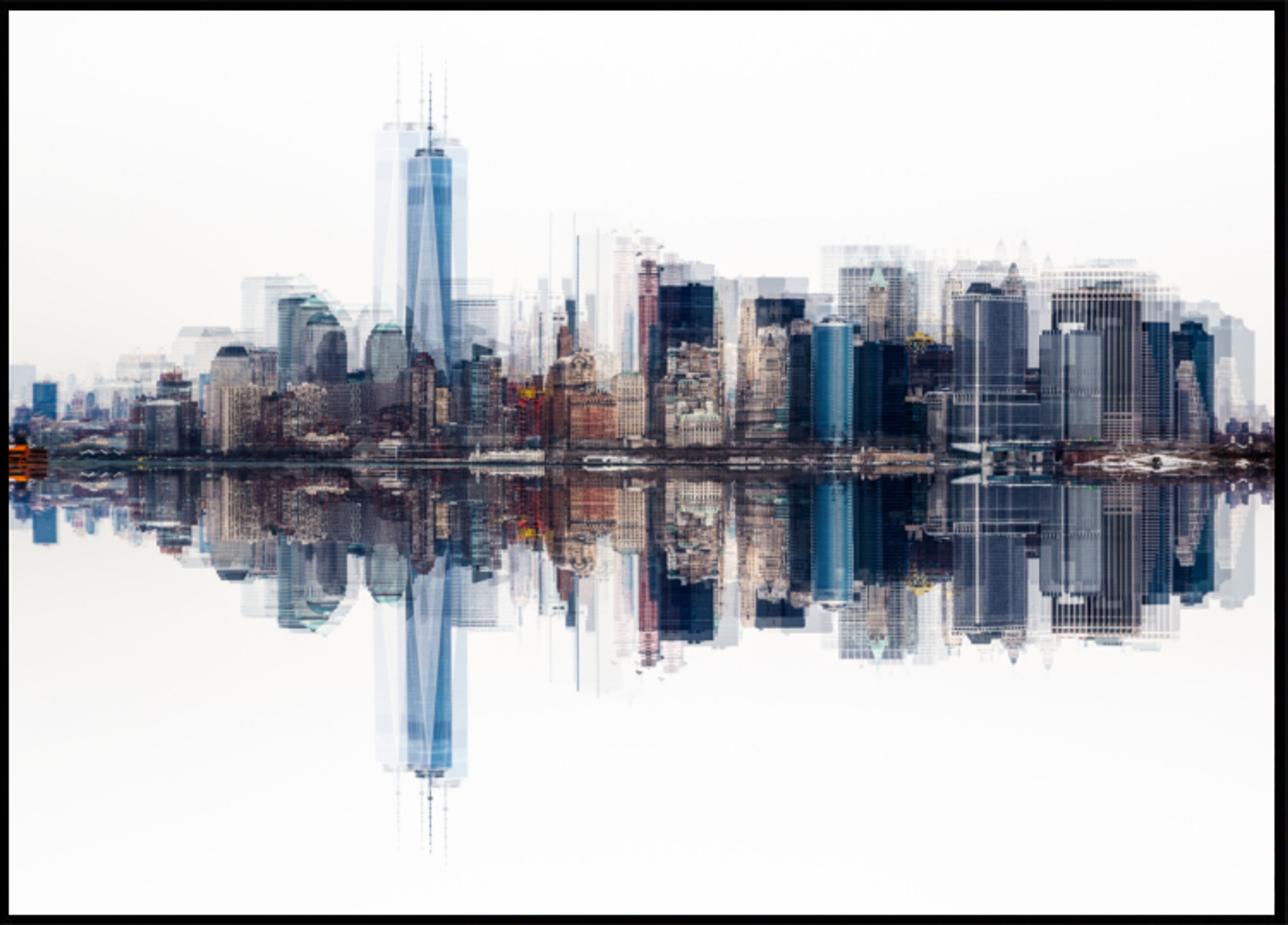 Abstract Manhattan Skyline